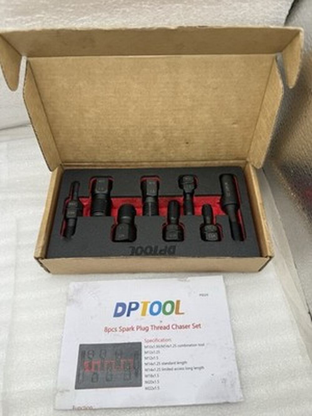 DPTOOL Spark Plug Thread Chaser Kit,Oxygen Sensor Thread Chaser kit *SHIP FAST..